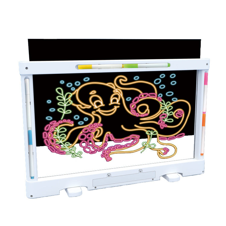 LED Doodle Board- With Stencils and Dry Erase Markers